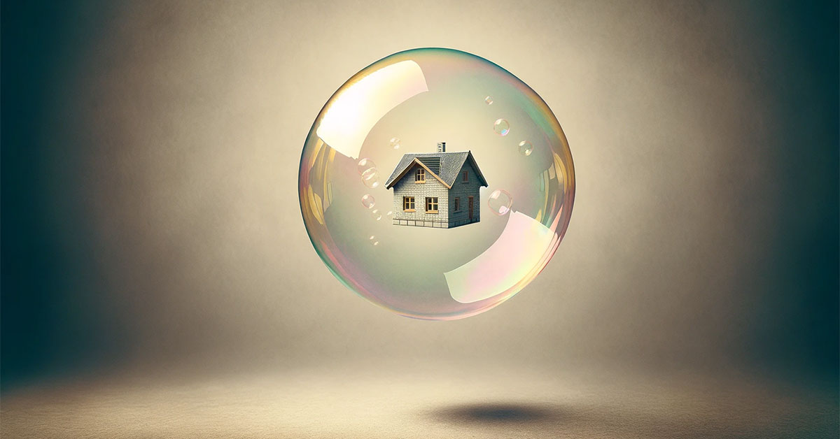 Blase mit einer Immobilie Immobilienwissen vom Immo-Lotsen Koeppl